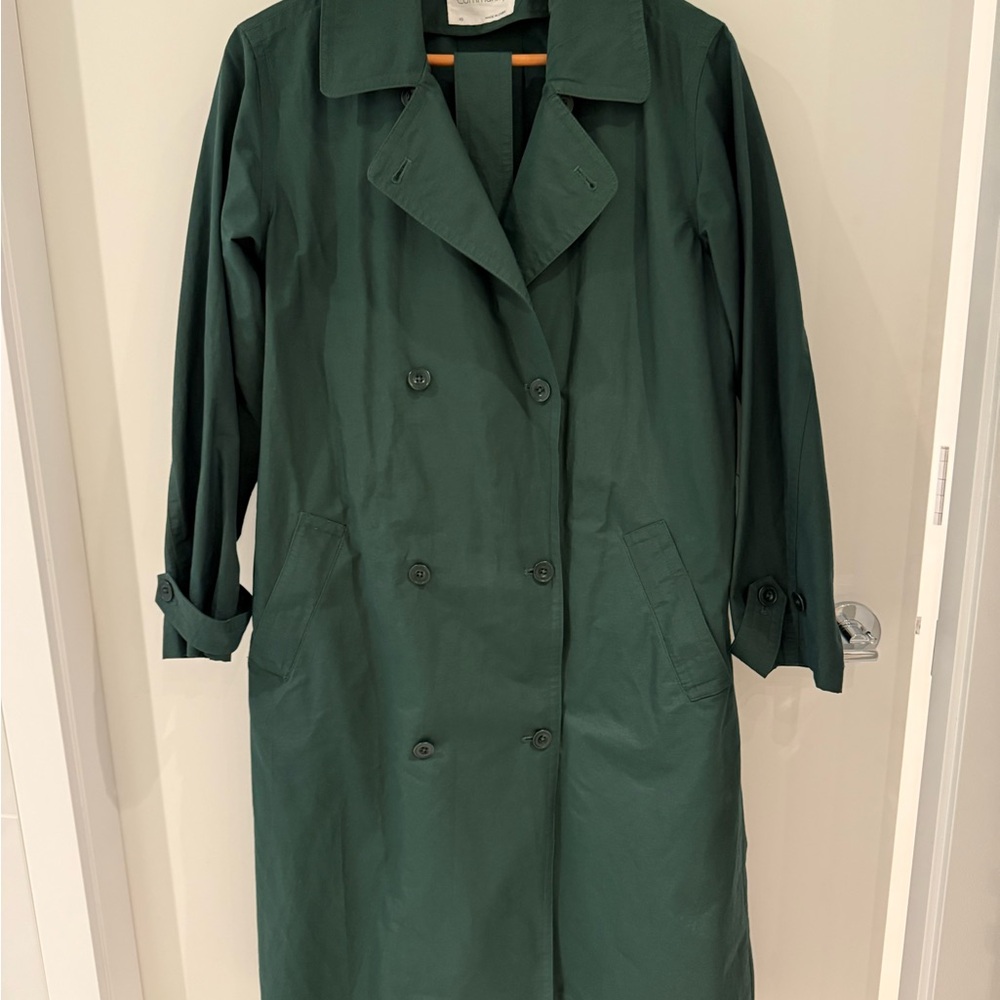 Community Forest Green Trench/Duster Coat